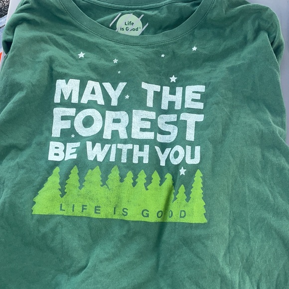 Life is Good Smooth Tee May the forest be with you - Picture 3 of 6